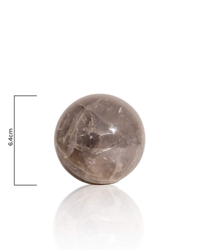 Blue Rose Quartz Sphere - 21