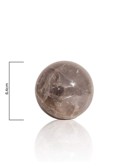 Blue Rose Quartz Sphere - 35A