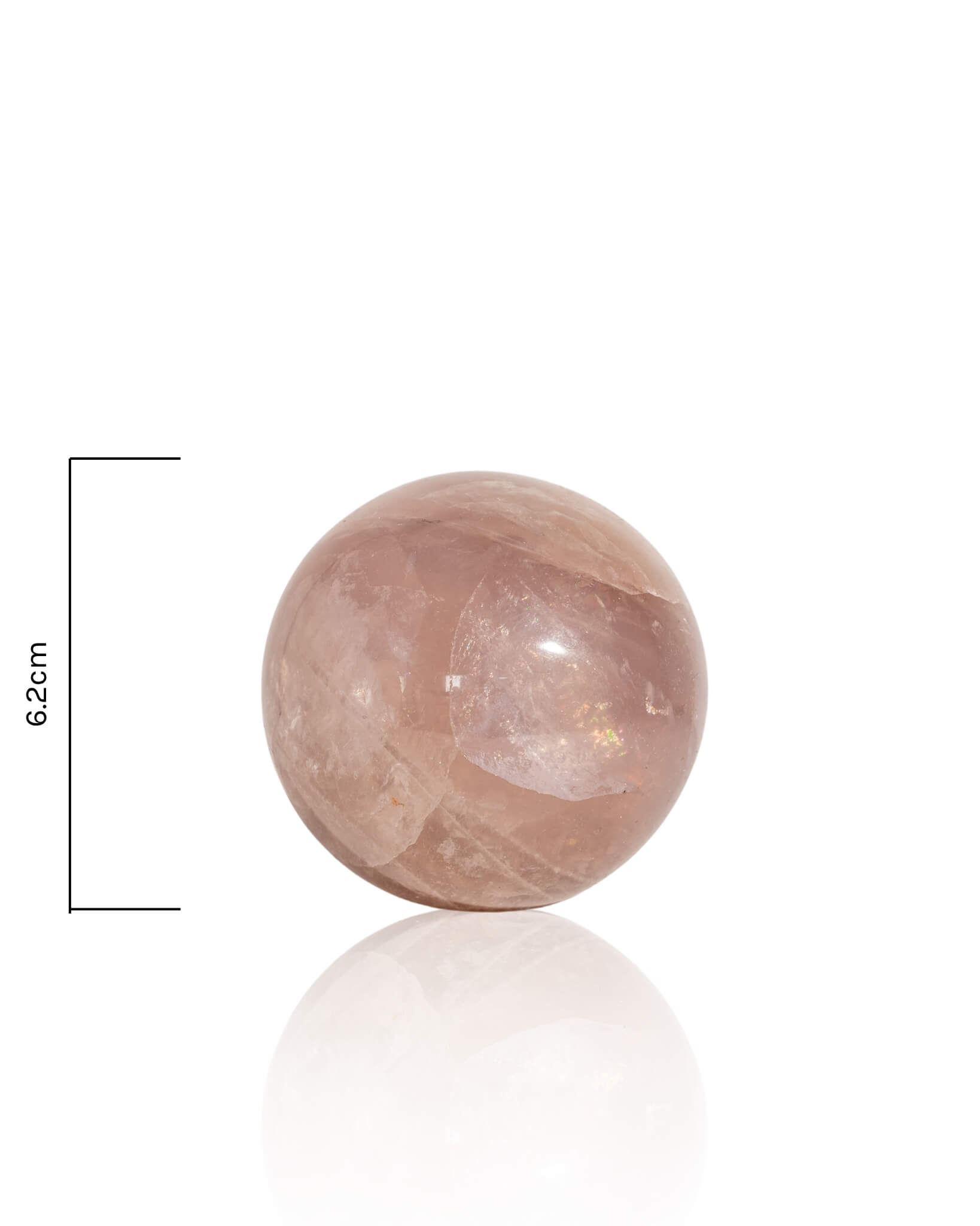 Lavender Rose Quartz Sphere - 35