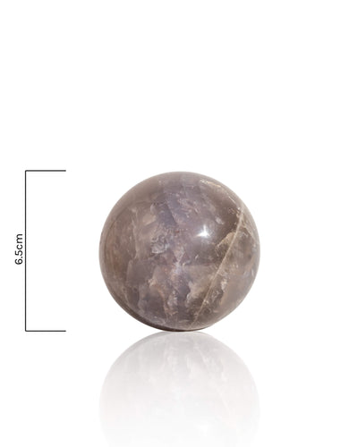 Blue Rose Quartz Sphere - 23