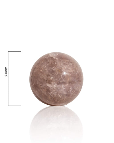 Blue Rose Quartz Sphere - 22
