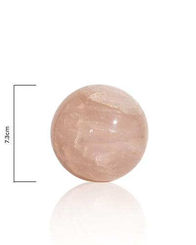 Rose Quartz Sphere - 46
