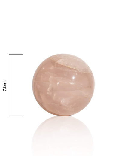 Rose Quartz Sphere - 46
