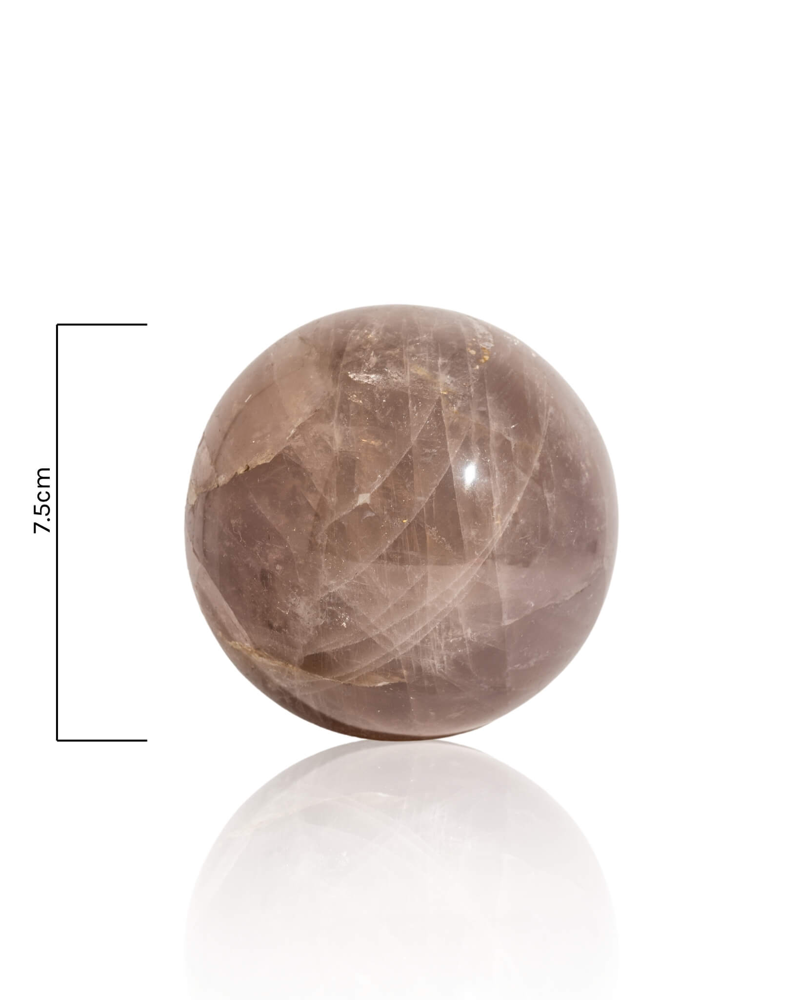 Blue Rose Quartz Sphere - 60