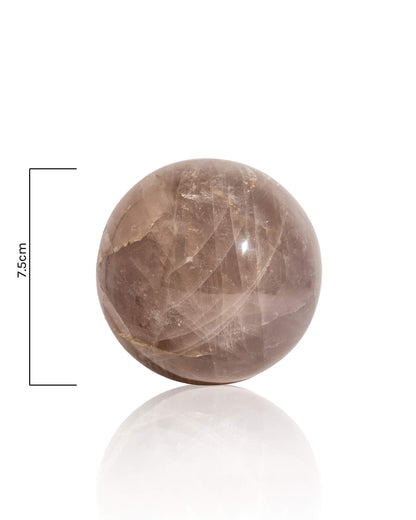 Blue Rose Quartz Sphere - 60