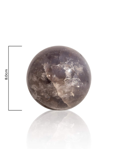 Blue Rose Quartz Sphere - 66