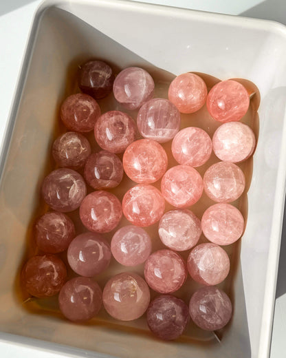 Rose Quartz Sphere Healing Crystal