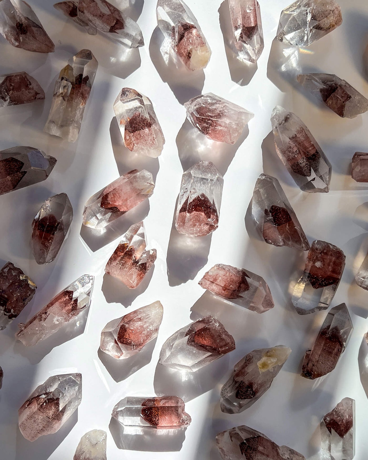 Sunset Hematite Phantom Quartz