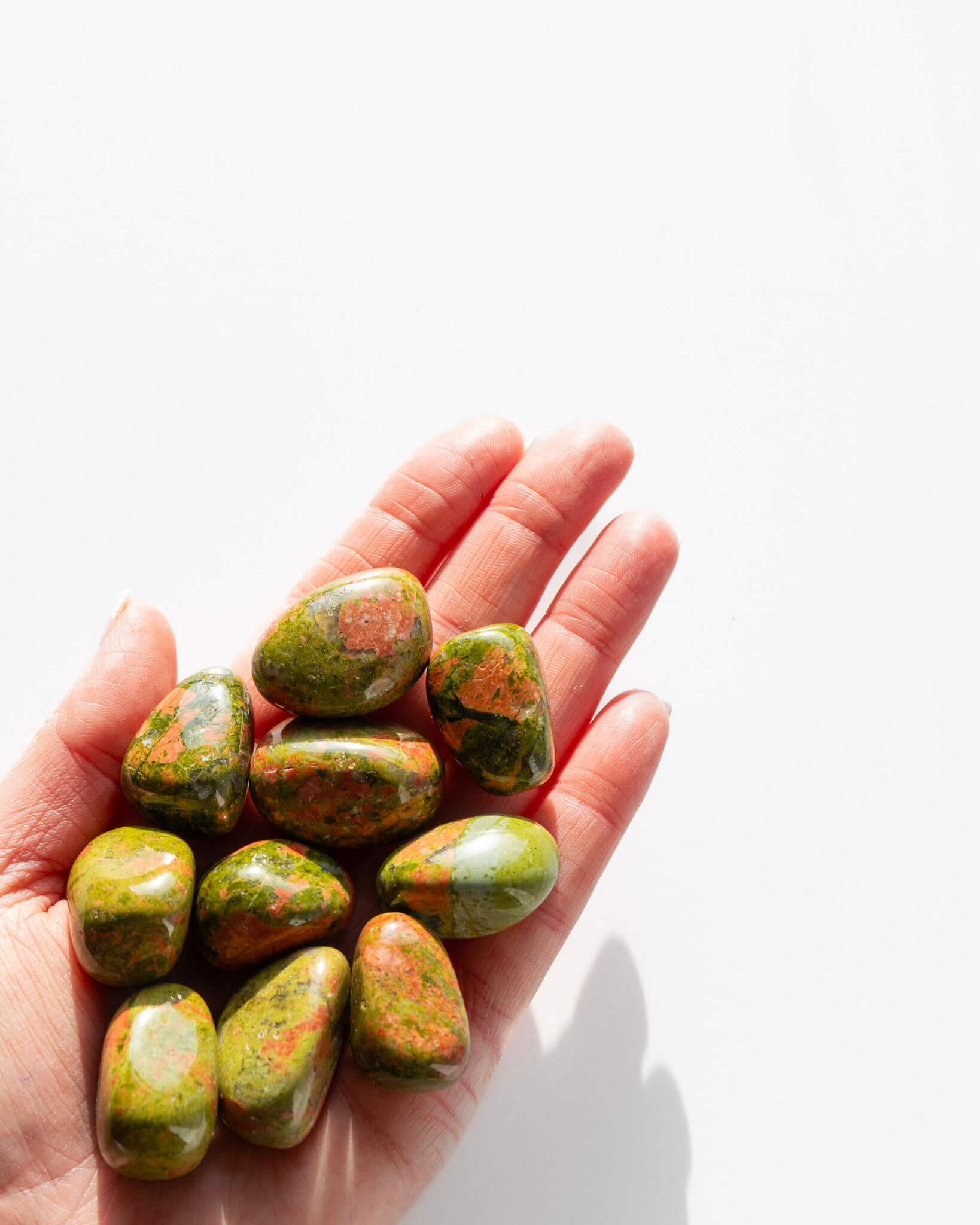 Unakite Tumble Stone Healing Crystal