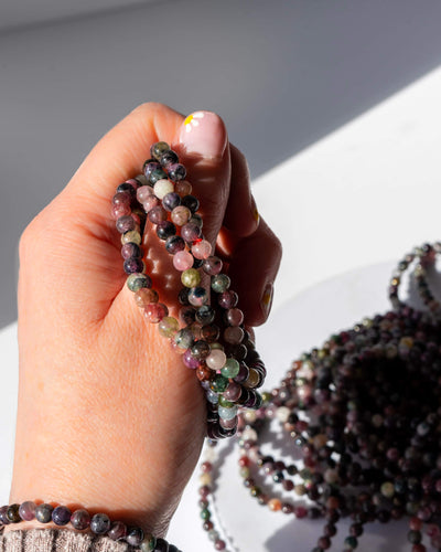 Watermelon Tourmaline 8mm Bracelet Healing Crystal