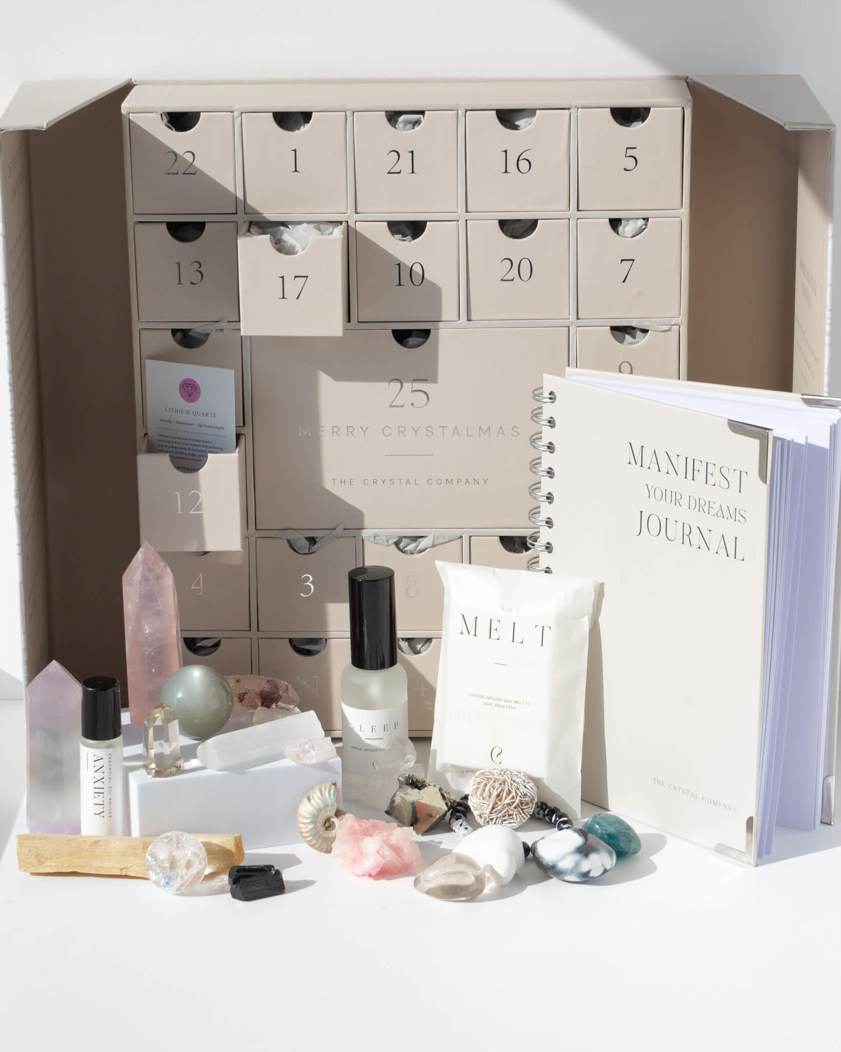 Christmas Crystal Advent Calendar 2025 The Crystal Company