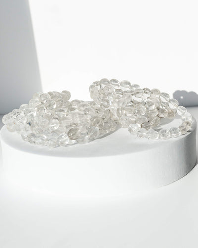 Clear Quartz Nugget Bracelet Healing Crystal