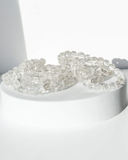 Clear Quartz Nugget Bracelet Healing Crystal