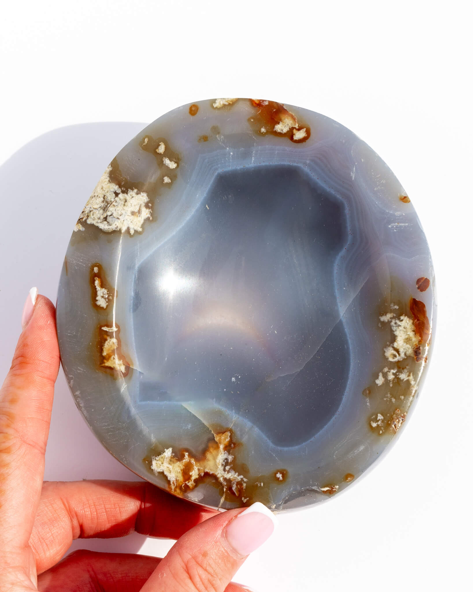 Orca Agate Bowl Healing Crystal