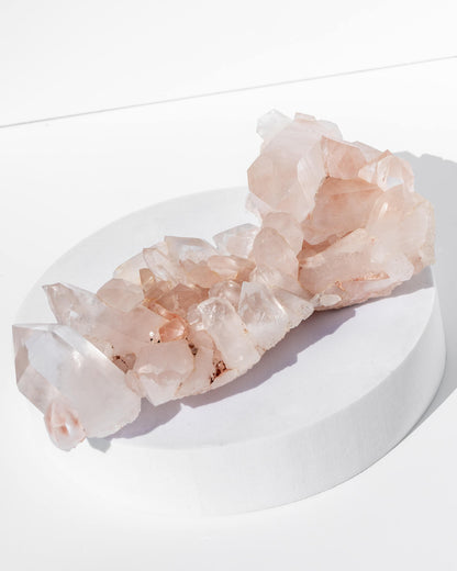 Pink Himalayan Quartz Cluster - 333