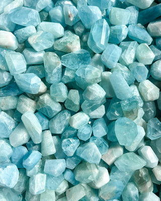 Faceted Aquamarine Healing Crystal
