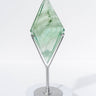 Fluorite Diamond on Silver Stand- 73 Healing Crystal