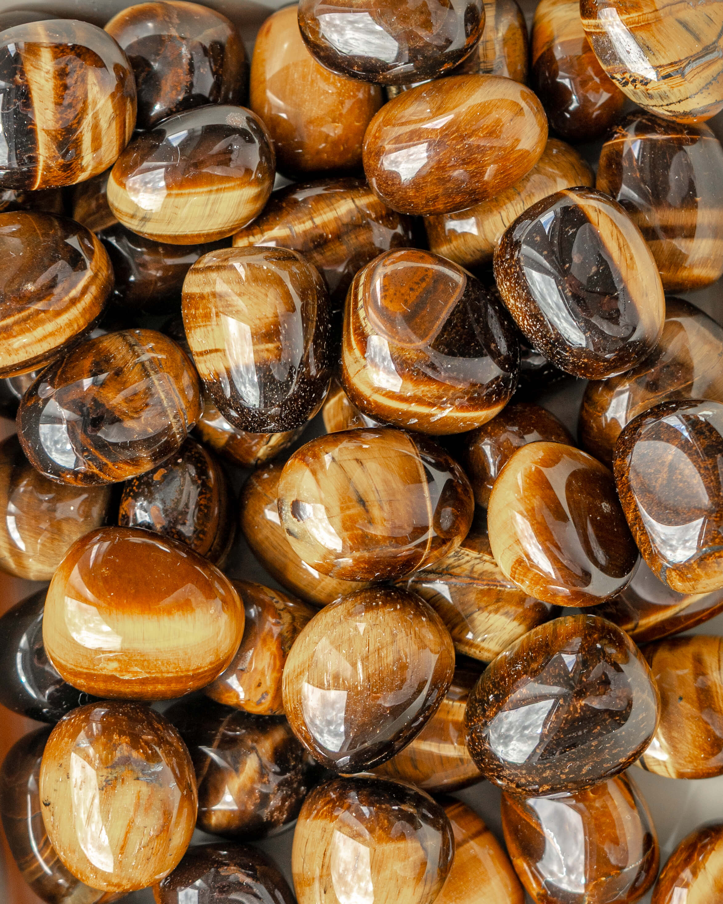 Tigers Eye Crystal Tumble Stone