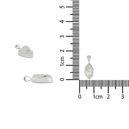 Herkimer Diamond Pendant 925 Sterling Silver Crystal Necklace Healing Crystal