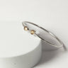 Citrine Faceted Bangle 925 Sterling Silver Bracelet Healing Crystal