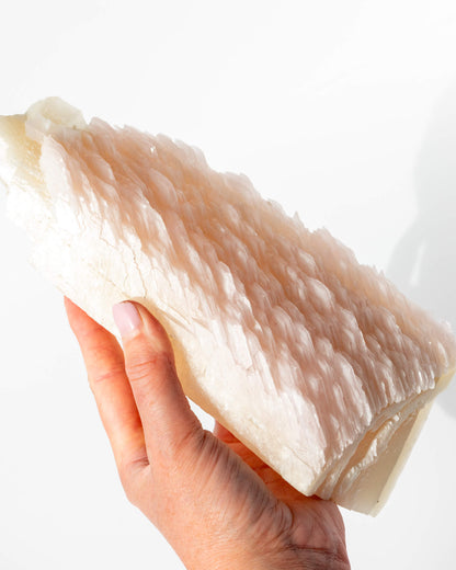 Mangano Calcite & Yellow Calcite Healing Crystal