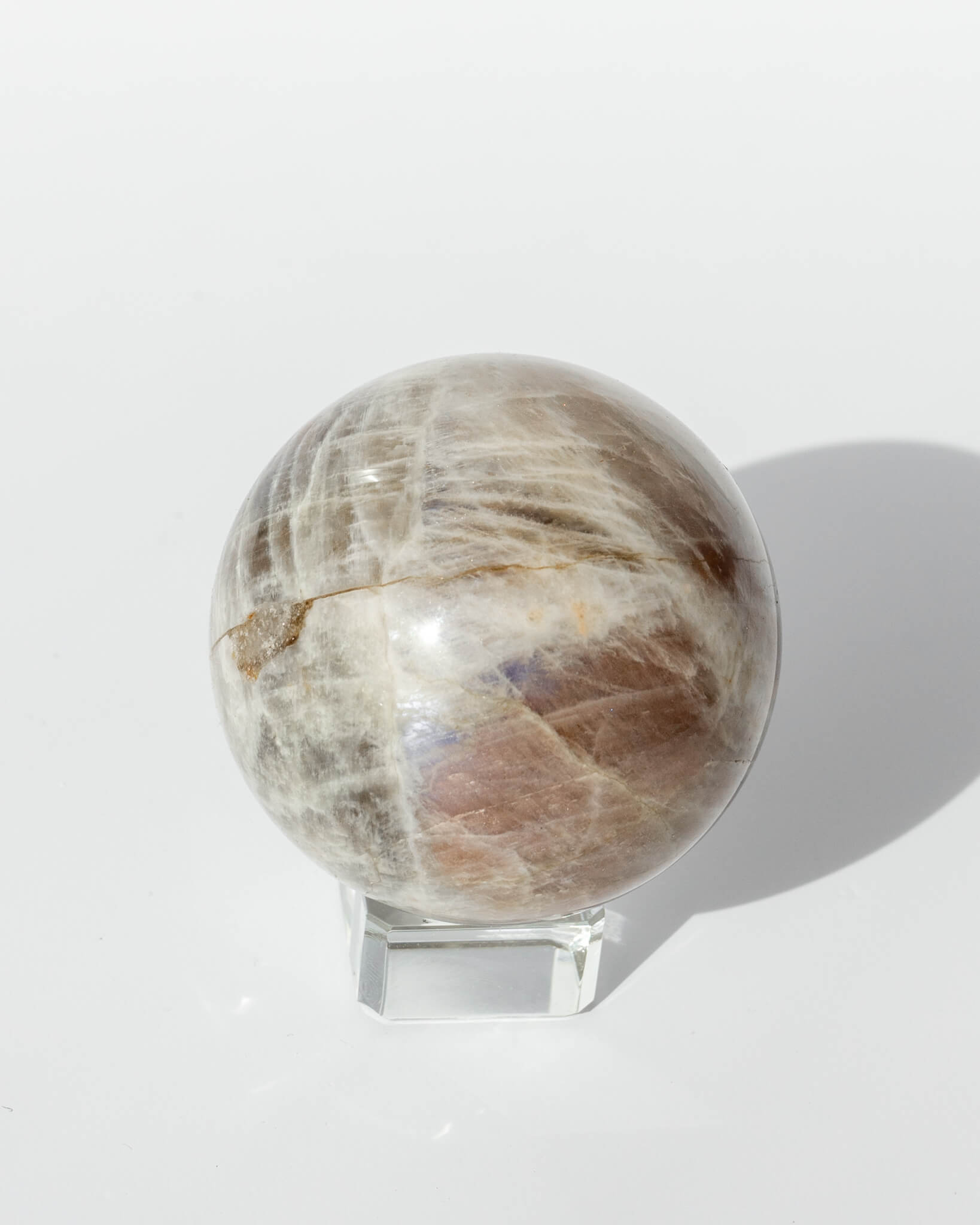 Sunstone Moonstone Sphere - 75