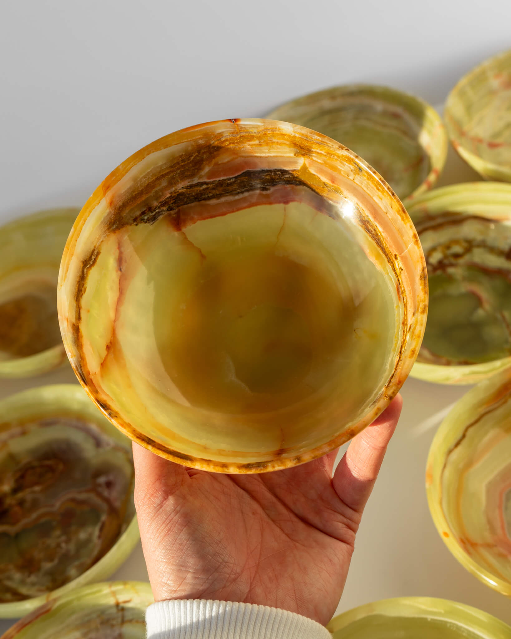 Green Onyx Bowl Healing Crystal