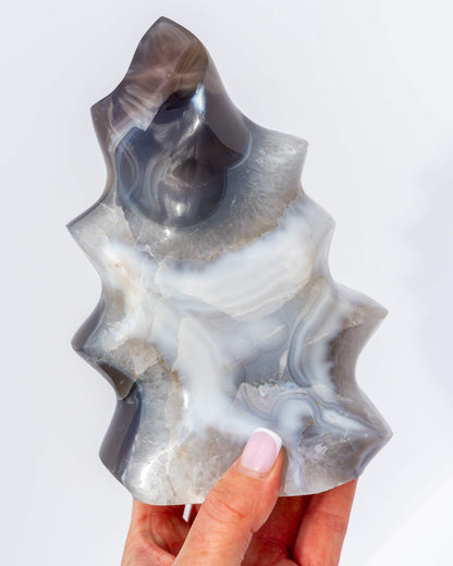 Orca Agate Flame Healing Crystal