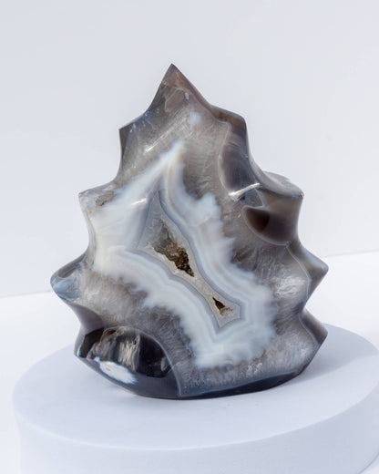 Orca Agate Flame Healing Crystal