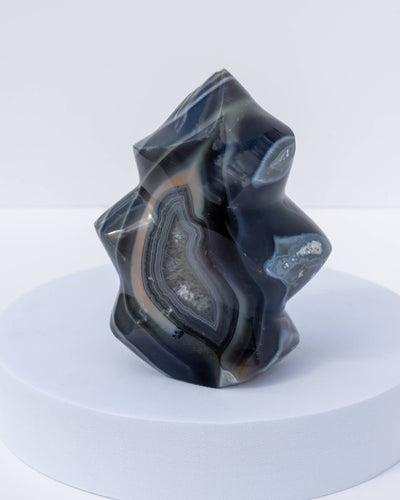 Orca Agate Flame Healing Crystal
