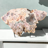 Pink Amethyst Slab on Stand Healing Crystal