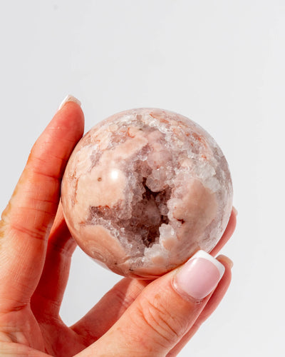 Pink Amethyst Sphere Healing Crystal