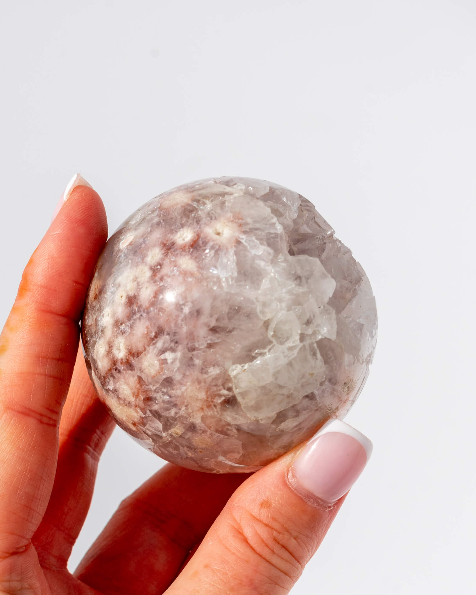 Pink Amethyst Sphere Healing Crystal