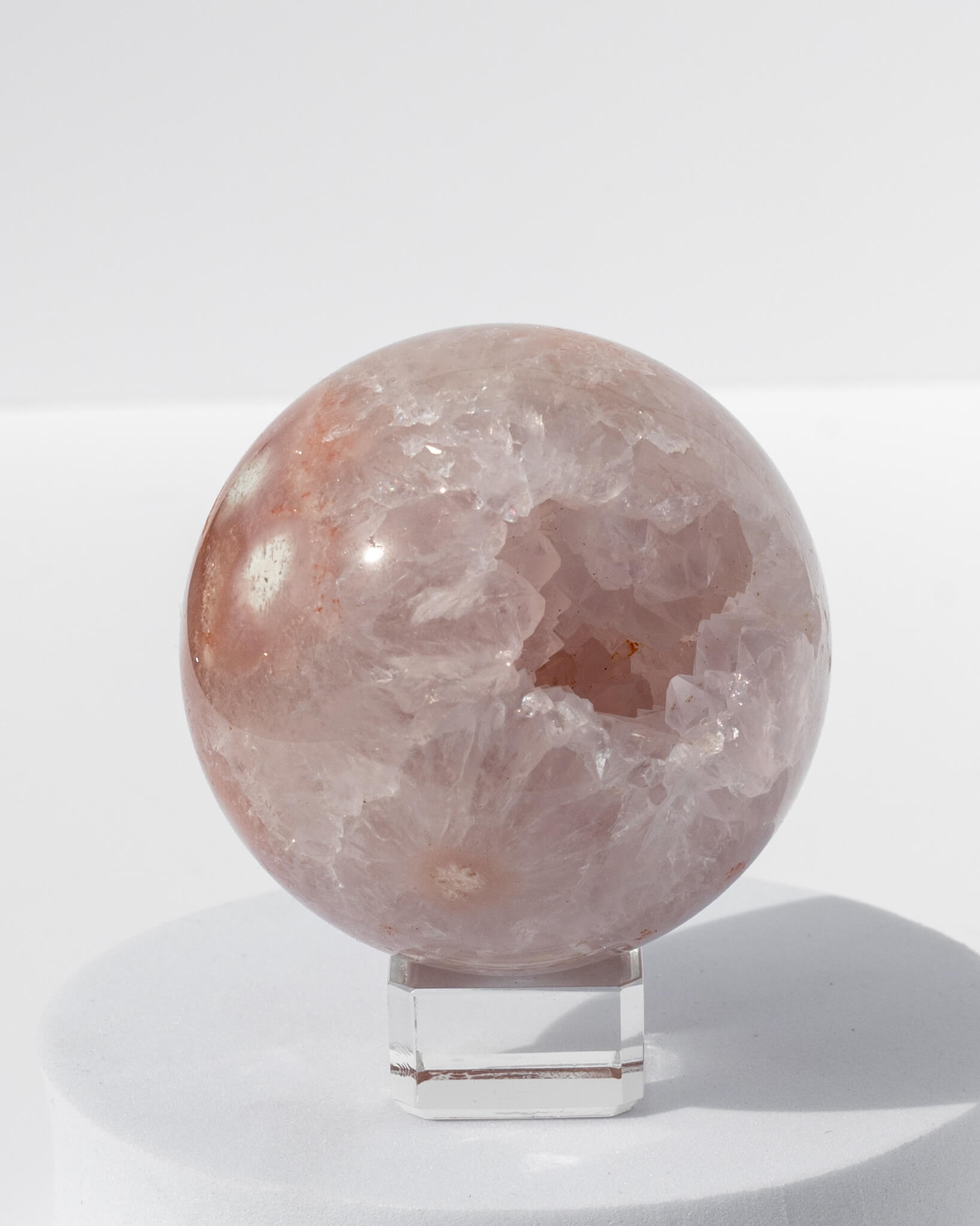 Pink Amethyst Sphere Healing Crystal