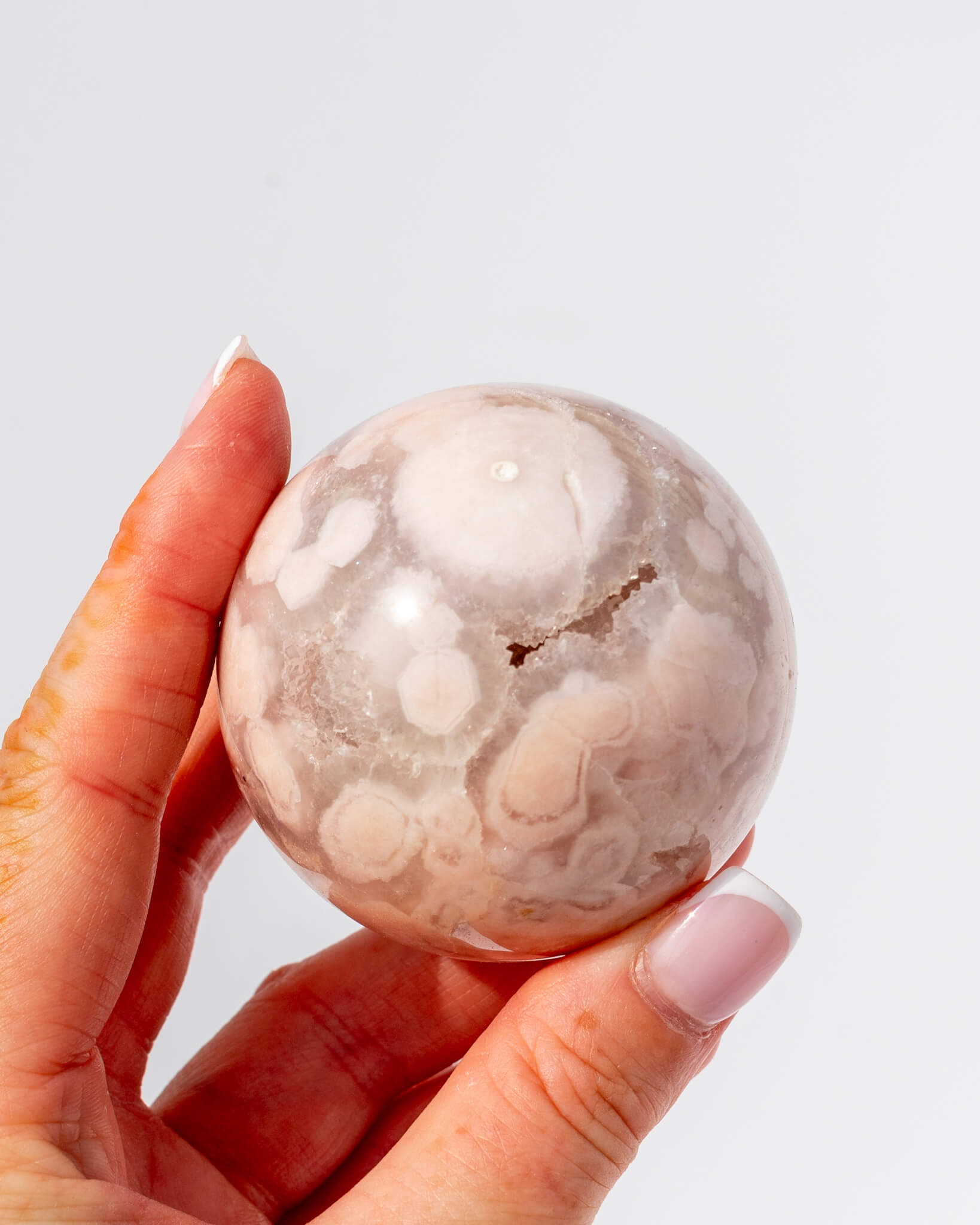 Pink Amethyst Sphere Healing Crystal