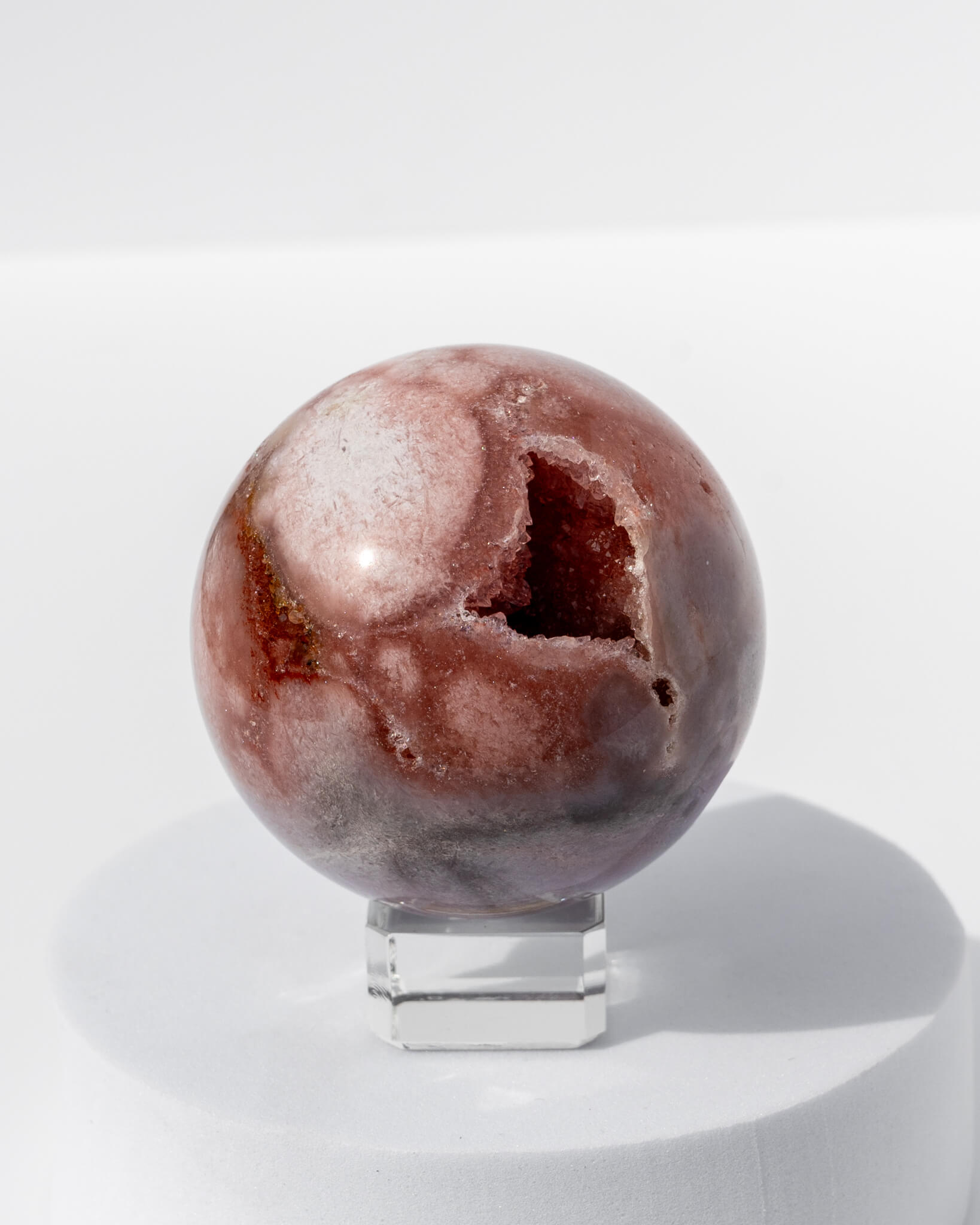 Pink Amethyst Sphere - 97
