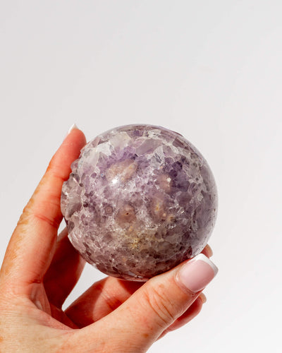Pink Amethyst Sphere Healing Crystal