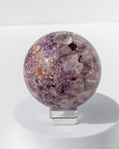 Pink Amethyst Sphere Healing Crystal