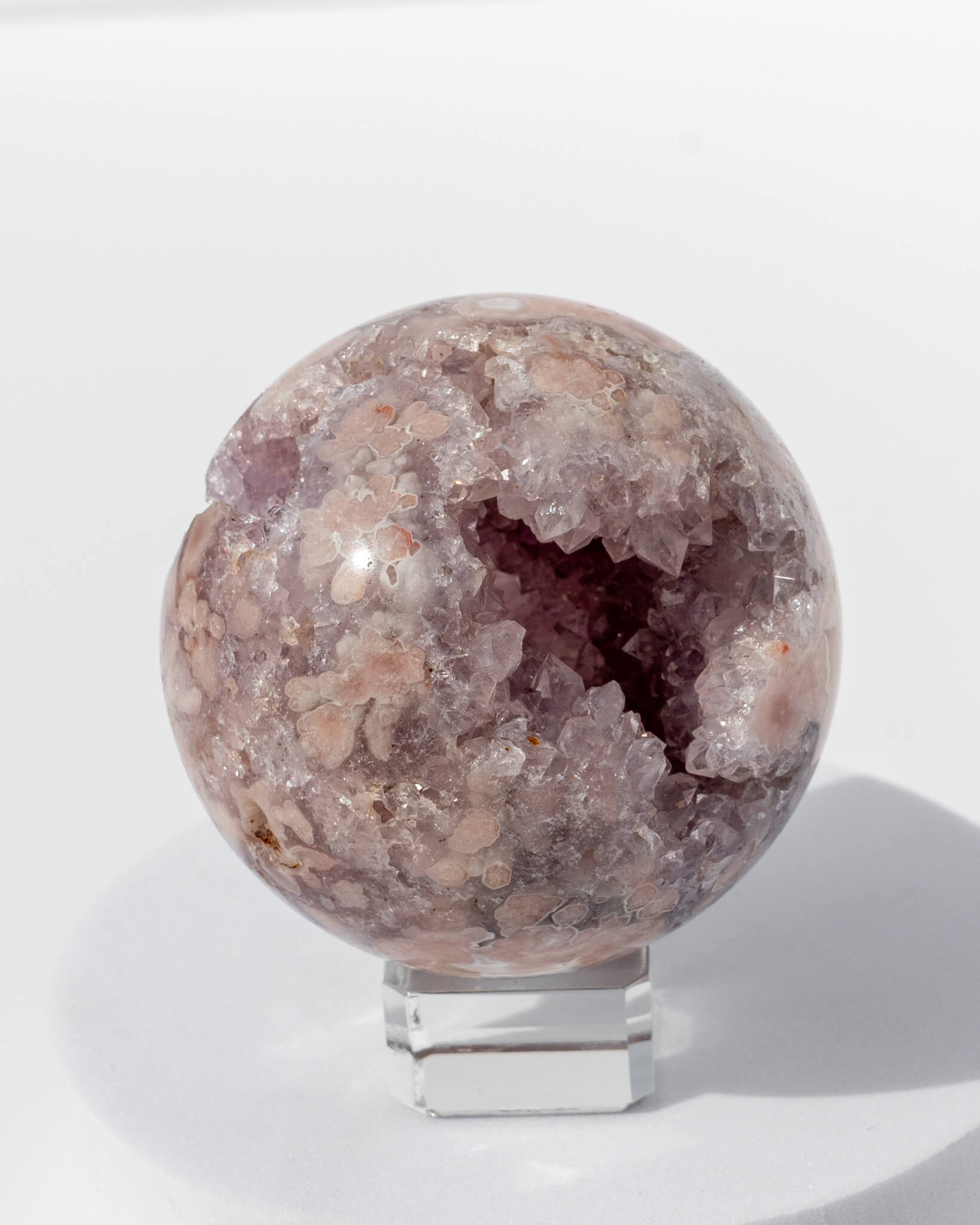 Pink Amethyst Sphere - 140