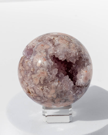 Pink Amethyst Sphere Healing Crystal
