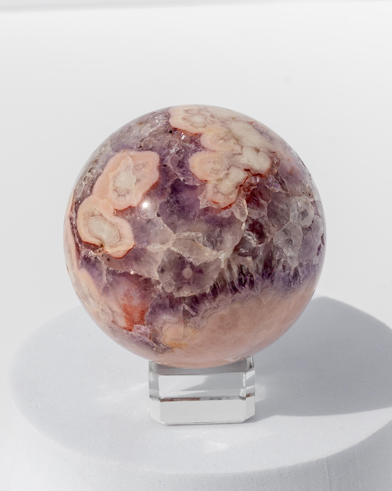 Pink Amethyst Sphere - 165