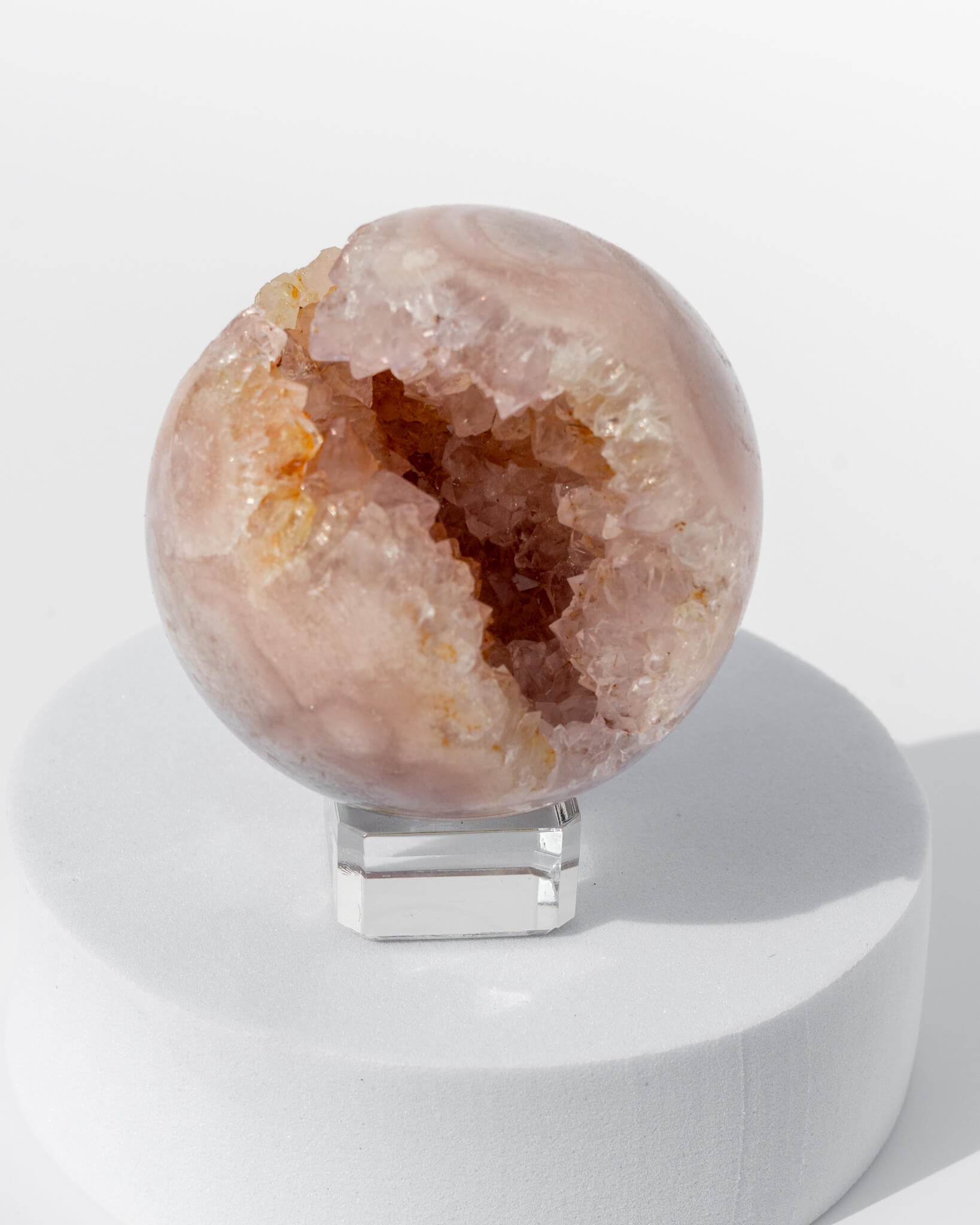 Pink Amethyst Sphere - 140A