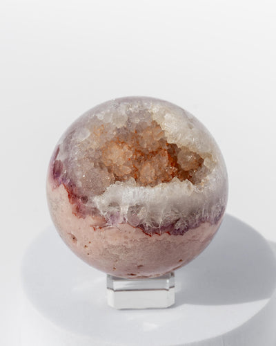 Pink Amethyst Sphere Healing Crystal