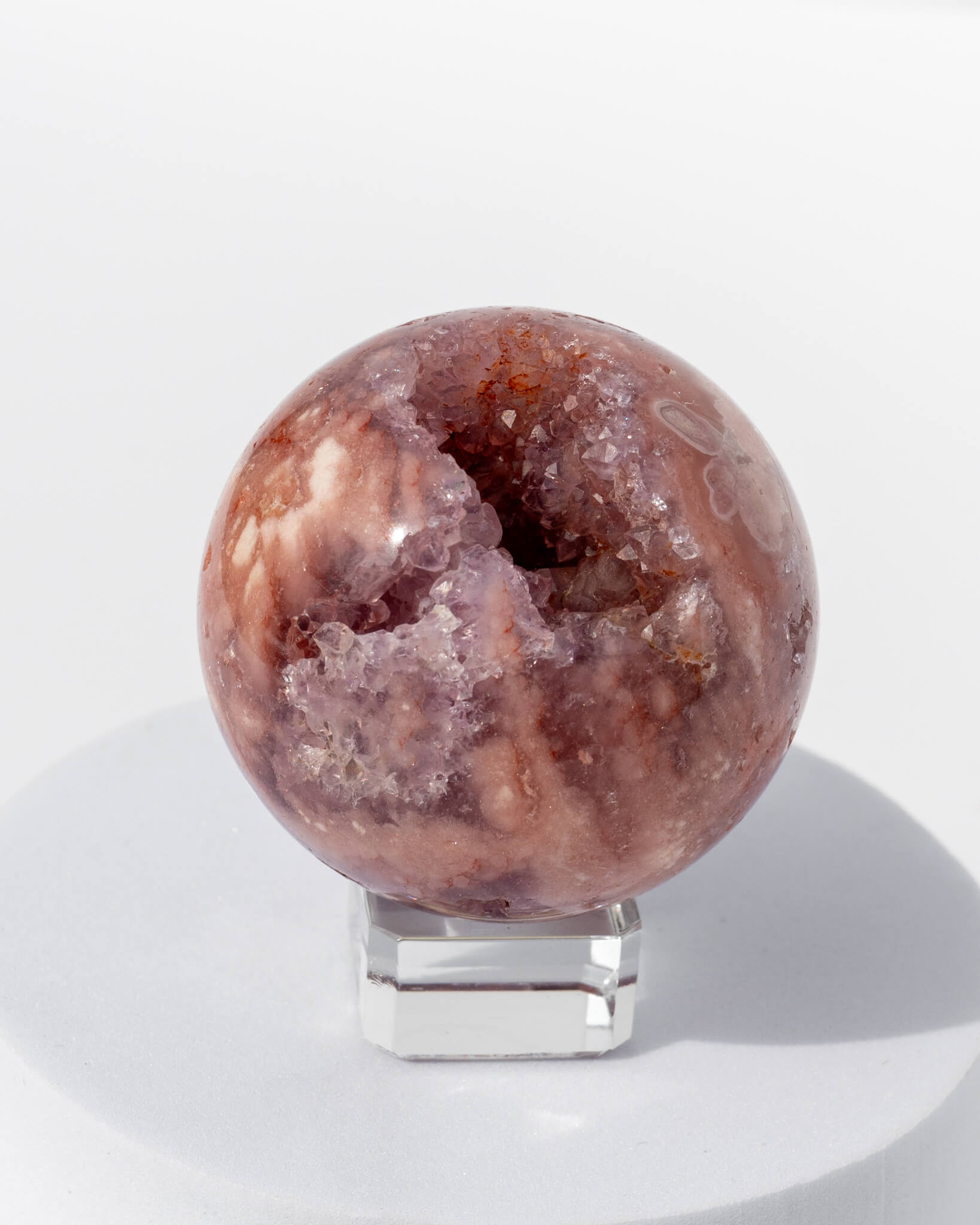 Pink Amethyst Sphere - 106