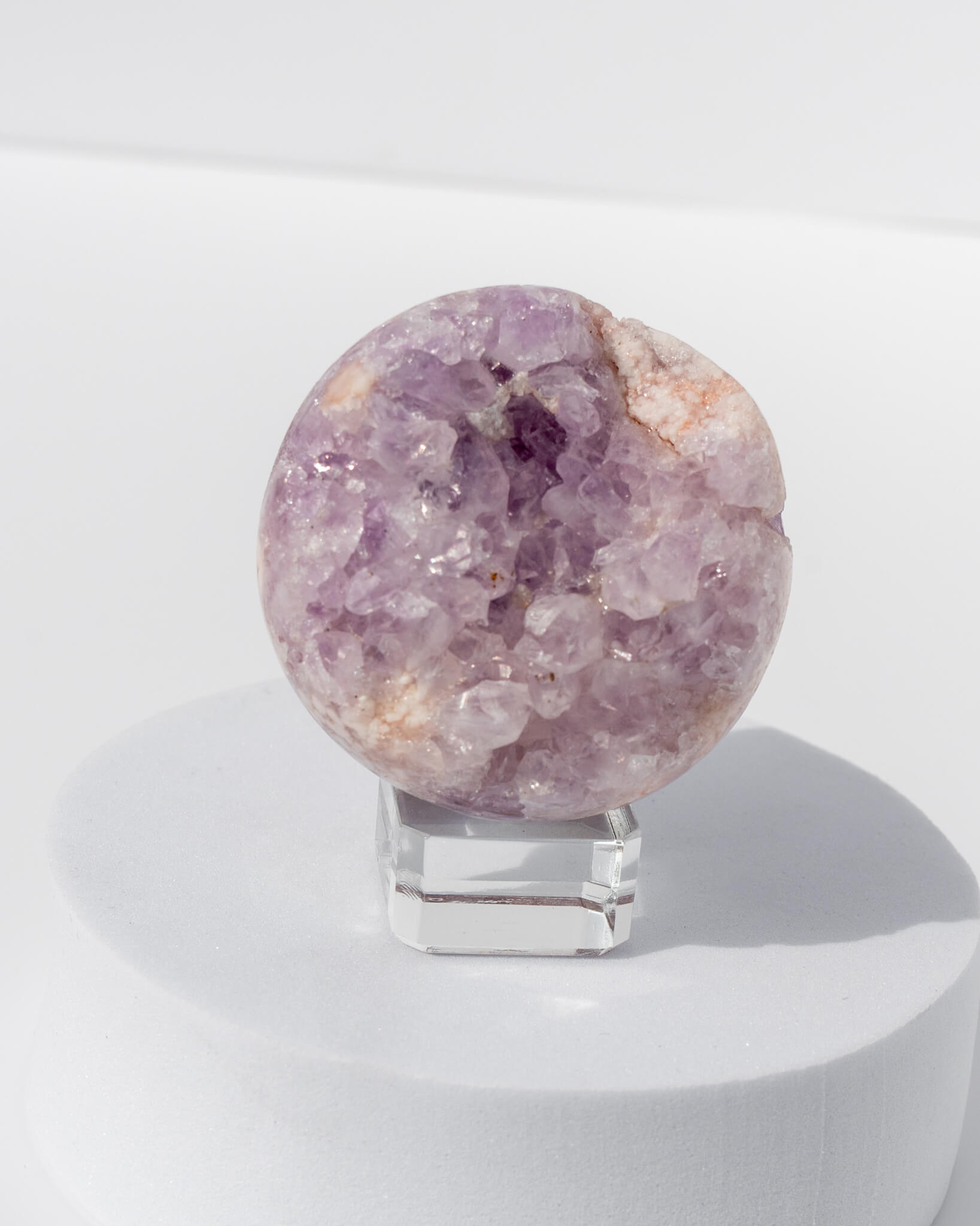 Pink Amethyst Sphere Healing Crystal