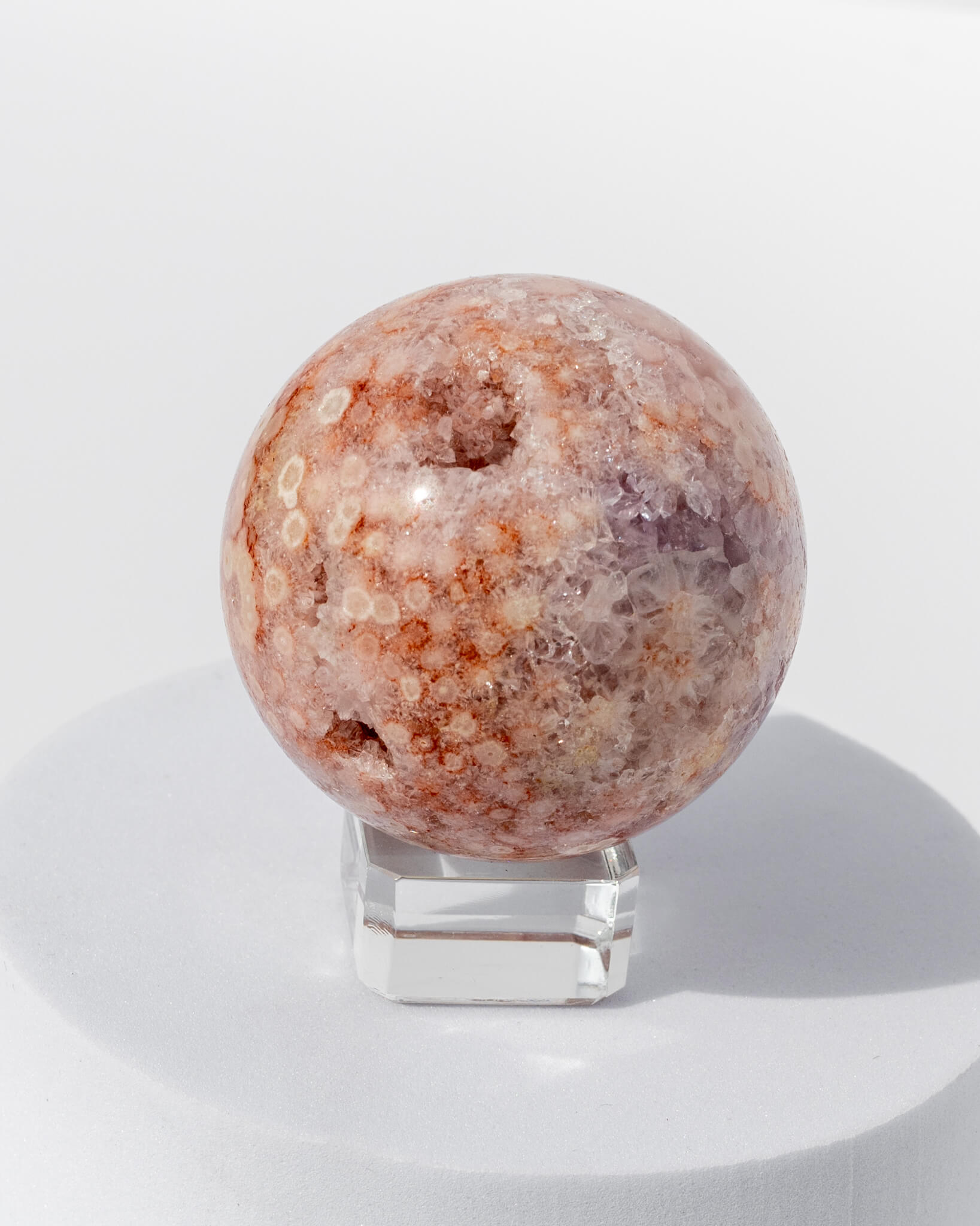 Pink Amethyst Sphere - 68