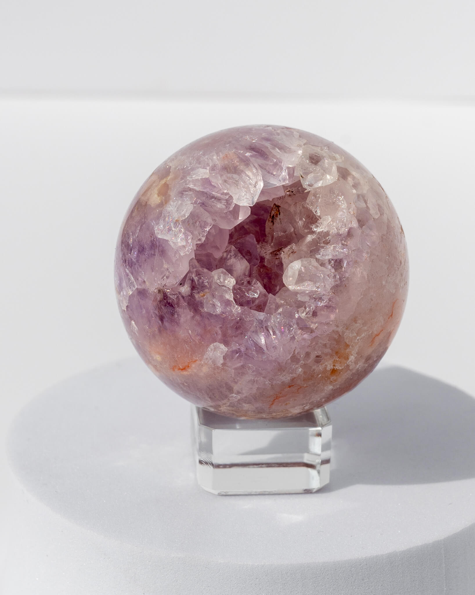 Pink Amethyst Sphere - 111