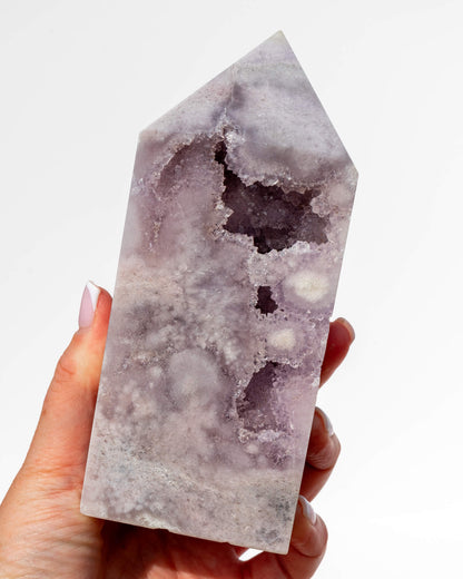 Pink Amethyst Tower Healing Crystal