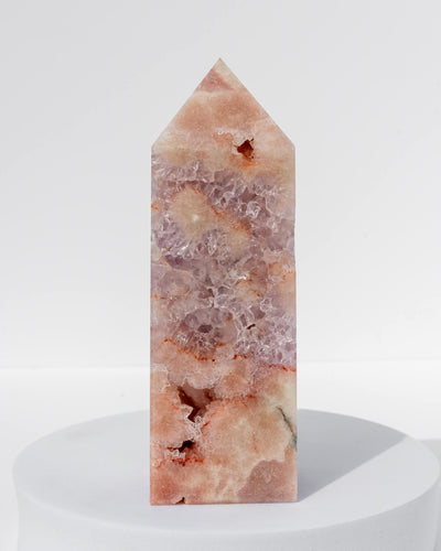 Pink Amethyst Tower Healing Crystal