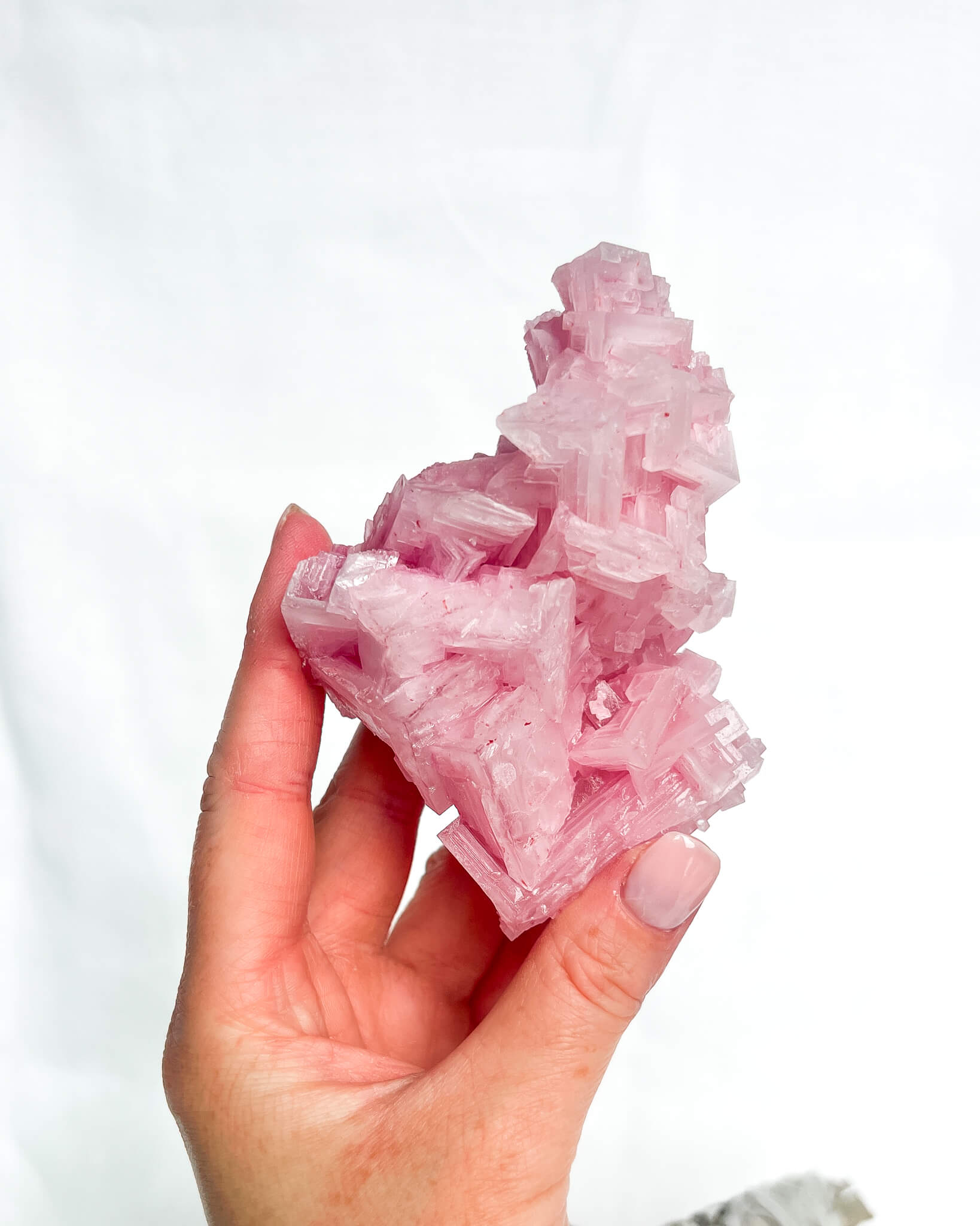 Shop Pink Halite Crystals at The Crystal Company